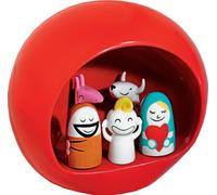 Alessi AMGI10 R - Presepe, piccolo, colore: Rosso