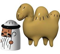 Alessi AMGI23SET - Set 2 statuine in porcellana Amir e Camelus