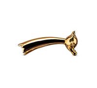 Alessi AMGI25 Statuine Natalizie, Vetro, Giallo, 8.5 x 0.24 x 5.5 cm