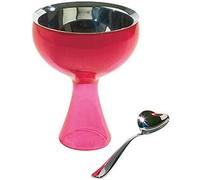 Alessi AMMI01S F Big Love Ice Cream Bowl And Spoon Colour: Pink