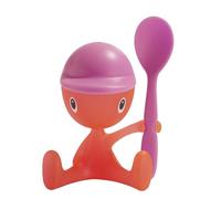 Alessi ASG23 P Cico Portauovo con Spargisale Personale e Cucchiaino in Resina Termoplastica, Rosa