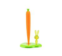 Alessi - ASG42/H GR - Bunny & Carrot Portarotolo da Cucina in Resina Termoplastica, Verde.