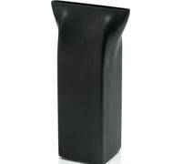 Alessi ASH01 B Pinch Vase Vaso per Fiori, Acciaio Inossidabile 18/10/PVD, Nero, 12.5x7.6x23 cm
