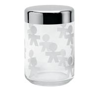 ALESSI BARATTOLO Girotondo 100cl Vetro e Acciaio Inox AKK37