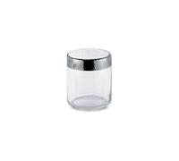 Barattolo Alessi Veneer in vetro con coperchio in acciaio,design Urquiola,cl 75