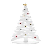 Alessi Bark for Christmas BM06/70 W Decorazione Natalizia di Design, in Acciaio Colorato con Resina Epossidica, Bianco con Magneti in Porcellana