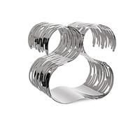 Alessi Barkcellar BM03 - Portabottiglie di Design in Acciao Inox 18/10, 19,00 x 15,00 x 19,00 cm, Lucido