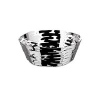 Alessi Barket BM10/18 - Cestino di Design con Decoro Traforato in Acciaio Inox, 18 cm