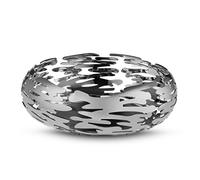 Alessi Barknest BM02 - Cestino Portafrutta di Design con Decoro Traforato in Acciaio Inox 18/10, Lucido