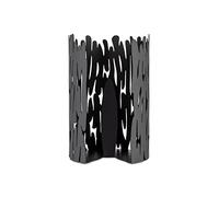 Alessi Barkroll BM04 Portarotolo da Cucina di Design in Acciaio Inossidabile 18/10 con Resina Epossidica, Nero