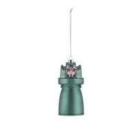 Alessi Bell ESA06 3 - Decorazione per Albero di Natale di Design, in Vetro Soffiato Decorata a Mano