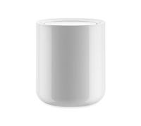 Alessi Birillo PL10 W Cestino di Design in PMMA, Bianco