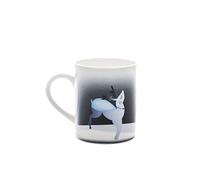 Alessi Blue Christmas AAA06 2 Mug, Bone China, Blu/Bianco, 8x8x9.50 cm
