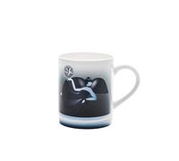 Alessi Blue Christmas AAA06 3 Mug, Bone China, Blu/Bianco, 8x8x9.50 cm