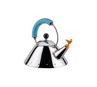 Alessi, 9093/1, Bollitore con Uccellino Azzurro, Acciaio