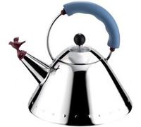 Alessi Bollitore con uccellino 2 L Acciaio inox Blu Acciaio inox Poliammide