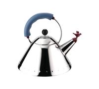 ALESSI BOLLITORE UCCELLINO CON FISCHIETTO AZZURRO 9093