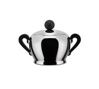 Alessi - CA14/8 - Bombé Zuccheriera in acciaio inossidabile 18/10 lucido con manici e pomolo in bakelite.