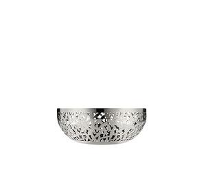 Alessi Cactus - Centrotavola Portafrutta Traforato, Acciaio Inox, 21 cm | Fruttiera centrotavola, disegnata da Marta Sansoni, traforata al laser, per servire la frutta in tavola
