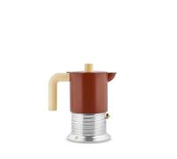 Alessi Caffettiera espresso Vite 3 tazze marrone - eleganza compatta per espresso