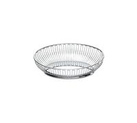 ALESSI Cesto in filo ovale 28cm argento