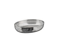 ALESSI Ciotola ovale a cestino 26cm acciaio inossidabile argento