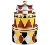 Alessi Circus MW31S3 Set Scatole Portaoggetti Impilabili di Design in Banda Stagnata