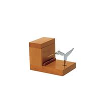 Alessi CO1369 Acchiappa Stuzzicadenti, Acciaio/Legno di Pero, Legno