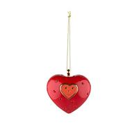 Alessi MJ16 11 Cuore e Cuora Decorazione in Porcellana Decorata a Mano, Multicolore