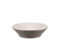 Alessi - DC03/2 LG - Tonale piatto fondo in ceramica stoneware, Light Grey - set 4 pezzi
