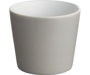 Alessi DC03/41 LG Tonale - Tazzina per caffè, 4 pezzi, colore: Grigio chiaro - set da 4