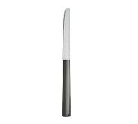 Alessi DC05/6 B Santiago Coltello da Frutta in Acciaio Inossidabile 18/10 Lucido, Rivestimento in PVD, Nero, Set da 6