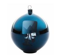 Alessi Blue Christmas AAA07 5 Decorazione per Albero di Natale, Vetro soffiato, Blu, 10x10x10.70 cm