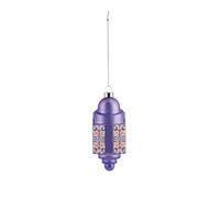 Alessi Dome ESA06 1 - Decorazione per Albero di Natale di Design, in Vetro Soffiato Decorata a Mano