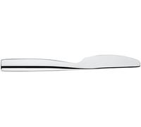 Alessi Dressed Coltello da Tavola con Decoro a Rilievo, Acciaio, Argento, 21.00x2x4.50 cm, 6 unità