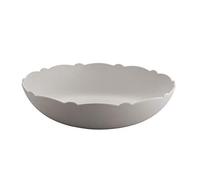 Alessi Dressed en Plein Air MW72/38 WG, Insalatiera di Design con Decoro a Rilievo, Melammina, Grigio (Chiaro)
