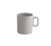 Alessi Dressed en Plein Air MW72/89 WG, Tazza di Design con Decoro a Rilievo, Melammina, Grigio (Chiaro)