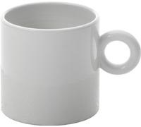 Alessi Coffee Cup Tazza caffè Dressed, Porcellana, Bianco, 4 unità (Confezione da 1)