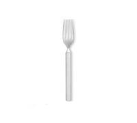 Alessi """"Dry"""" 7-1/2-Inch Table Fork with Satin Handle Set of 6 Silver