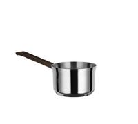 Alessi edo | PU105/16 - Casseruola a Manico Lungo in Acciaio Inox, Manico in Acciaio Inox con Rivestimento in PVD, Marrone