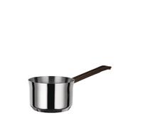Alessi edo | PU105/14 - Casseruola a Manico Lungo in Acciaio Inox, Manico in Acciaio Inox con Rivestimento in PVD, Marrone