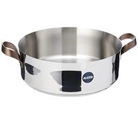 Alessi Casseruola bassa a due manici ø 28 serie "Edo" in acciaio inossidabile