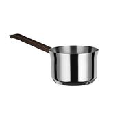 Alessi edo | PU105/14 - Casseruola a Manico Lungo in Acciaio Inox, Manico in Acciaio Inox con Rivestimento in PVD, Marrone