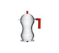 ALESSI Espressomaschine Pulcina 3 Tassen argento