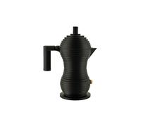 ALESSI Espressomaschine Pulcina Black Alu/Schwarz 1 Tasse nero