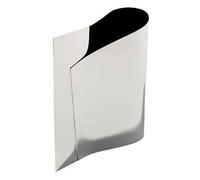 Alessi Fm02 E-Li-Li Vaso per Fiori Ceramica in Acciaio Inossidabile, Lucido