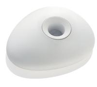 Alessi FM19 W Colombina Collection Portalume in Melammina, Bianco