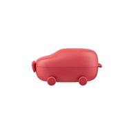 Alessi Snack Box a Due Scomparti in Resina termoplastica, Rosso, Azzurro, 13.5 cm x 19 cm x 10 cm