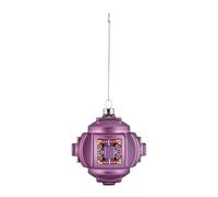 Alessi Fractal ESA06 4 - Decorazione per Albero di Natale di Design, in Vetro Soffiato Decorata a Mano