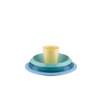 Alessi Giro Kids Collection Set da Tavola per Bambino, Melammina, Multicolor